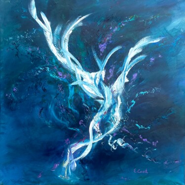 Ascending through Blue Stillness