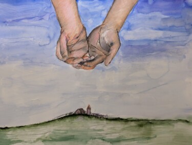 "Gott gibt und nimmt" başlıklı Resim Serhat Atas tarafından, Orijinal sanat, Tebeşir