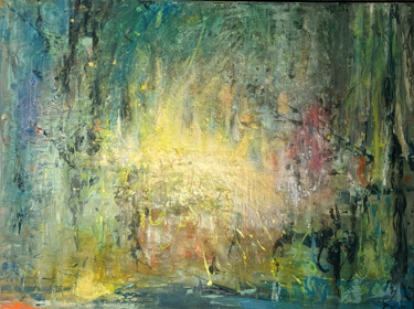 "Spiel der Farben" başlıklı Tablo Beate Gebauer tarafından, Orijinal sanat, Akrilik Ahşap Sedye çerçevesi üzerine monte edil…