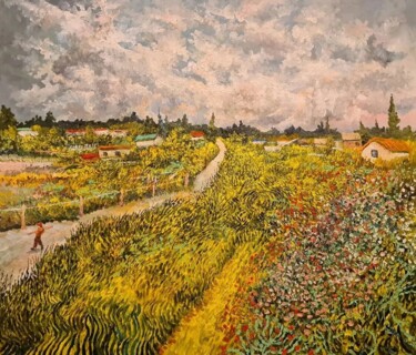 "MORNINGIN COUNTRYSI…" başlıklı Tablo Arkadi Sevumyan tarafından, Orijinal sanat, Petrol