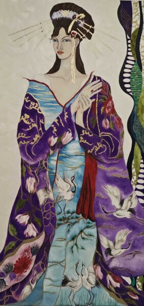 Malerei mit dem Titel "Tradition" von Roberta Schagal, Original-Kunstwerk, Öl