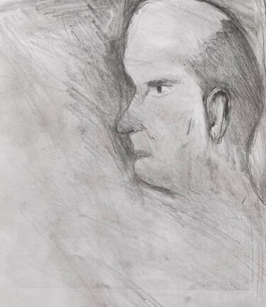 Tekening getiteld "Portrait Sketches I…" door Irfan Ajvazi, Origineel Kunstwerk, Grafiet