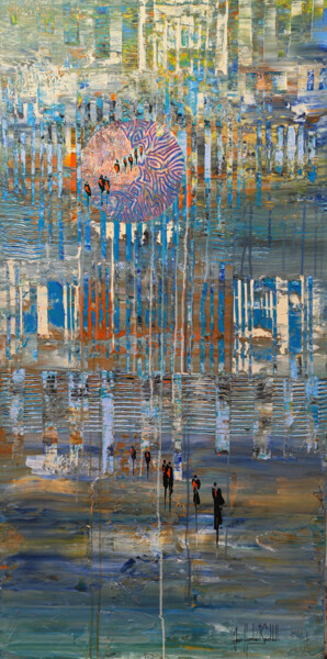 "RESSAC 2025" başlıklı Tablo Jean-Humbert Savoldelli tarafından, Orijinal sanat, Akrilik Ahşap Sedye çerçevesi üzerine monte…