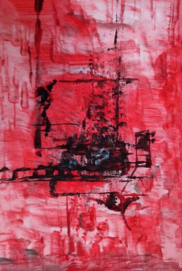 Painting titled "Roi 'n Zumma's Mani…" by Milto Sideris, Original Artwork, Acrylic