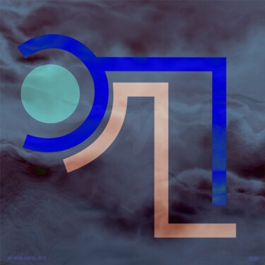 Arte digital titulada "nada visual vi-gita…" por Ojolo, Obra de arte original, Pintura Digital