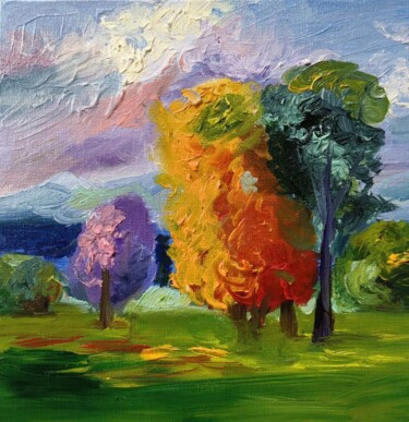 ""Golden Breath of A…" başlıklı Tablo Nastyrosan tarafından, Orijinal sanat, Petrol