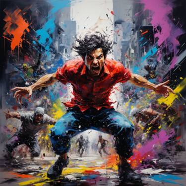 Цифровое искусство под названием "Oppression breeds r…" - Enes Furkan Sürül, Подлинное произведение искусства, Изображение,…