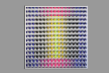 Skulptur mit dem Titel "Highway of unconsci…" von Nazar Symotiuk, Original-Kunstwerk, Acryl Auf Metall montiert