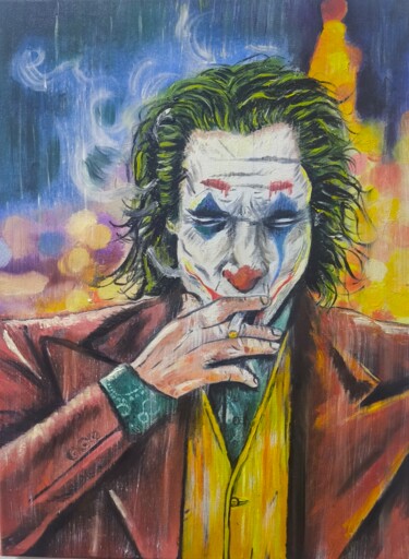 "Джокер" başlıklı Tablo Екатерина Криштфович tarafından, Orijinal sanat, Petrol