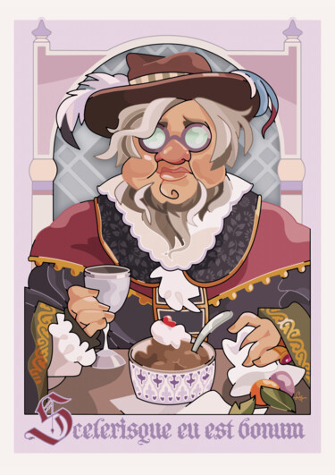 Digitale Kunst mit dem Titel "Scelerisque Eu Est…" von Van Evan Fuller, Original-Kunstwerk, Digitale Malerei