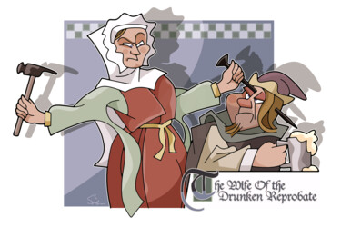 Digitale Kunst mit dem Titel "The Wife Of the Dru…" von Van Evan Fuller, Original-Kunstwerk, Digitale Malerei