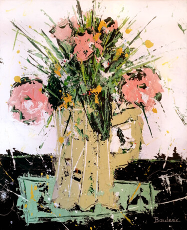 Peinture intitulée "Bouquet 5" par Jean-Pierre Borderie, Œuvre d'art originale, Acrylique Monté sur Châssis en bois