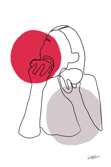 Digitale Kunst mit dem Titel "Gluttony" von Sasha Fofanova, Original-Kunstwerk, Digitale Malerei