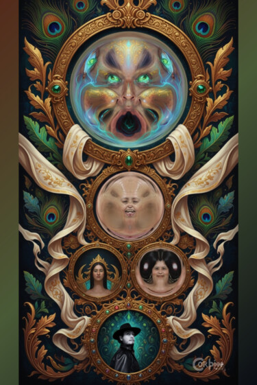 Digitale Kunst mit dem Titel "Aia977" von Chincoã, Original-Kunstwerk, Digitale Collage