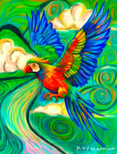 Цифровое искусство под названием "Freedom" - Roy Hastick, Подлинное произведение искусства, 3D моделирование