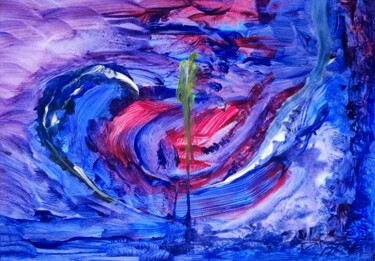 Painting titled "Roi 'n Zumma's Mani…" by Milto Sideris, Original Artwork, Acrylic