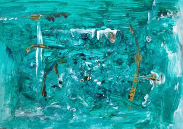 Painting titled "Roi 'n Zumma's Mani…" by Milto Sideris, Original Artwork, Acrylic