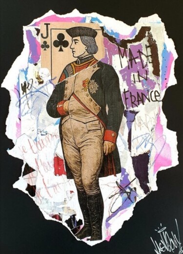 Коллажи под названием "Napoléon" - Lasveguix, Подлинное произведение искусства, Коллажи