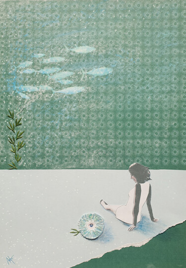 Коллажи под названием "Memories 2" - Loba-Nova Natalia, Подлинное произведение искусства, Коллажи