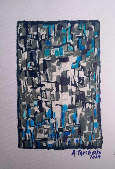 "O Centro Invisível" başlıklı Tablo A. Taribeiro tarafından, Orijinal sanat, Akrilik