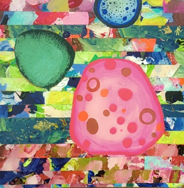 Malarstwo zatytułowany „Abstraction mini mi…” autorstwa Анна Богданова, Oryginalna praca, Kolaże