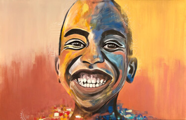 "Boniface" başlıklı Tablo Eléart tarafından, Orijinal sanat, Akrilik Ahşap Sedye çerçevesi üzerine monte edilmiş