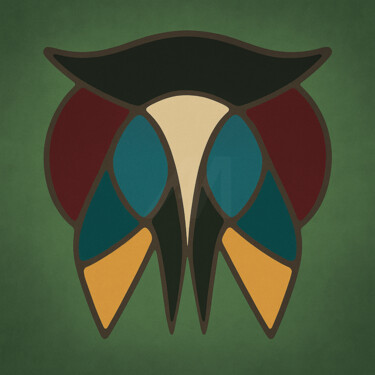 Arts numériques intitulée "Équilibre Intérieur" par Yahya Ahssaini, Œuvre d'art originale, Peinture numérique