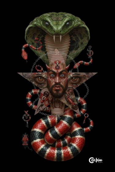 Digitale Kunst mit dem Titel "Aia989" von Chincoã, Original-Kunstwerk, Digitale Collage