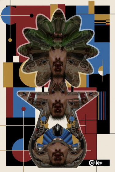 Digitale Kunst mit dem Titel "Aia996" von Chincoã, Original-Kunstwerk, Digitale Collage