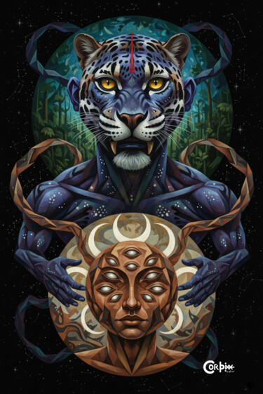 Digitale Kunst mit dem Titel "Aia999" von Chincoã, Original-Kunstwerk, Digitale Collage