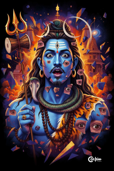 Digitale Kunst mit dem Titel "Aia1000" von Chincoã, Original-Kunstwerk, Digitale Collage