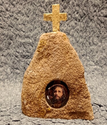 Skulptur mit dem Titel "Быть великим - знач…" von Vladimir Moroz, Original-Kunstwerk, Stein