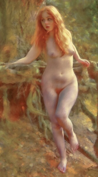 "Dawn In Eden" başlıklı Dijital Sanat Van Evan Fuller tarafından, Orijinal sanat, Dijital Resim