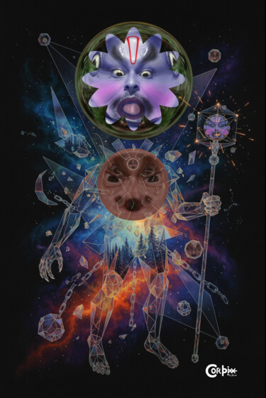 Digitale Kunst mit dem Titel "Aia1001" von Chincoã, Original-Kunstwerk, Digitale Collage