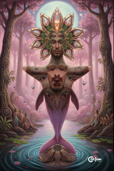 Digitale Kunst mit dem Titel "Aia1004" von Chincoã, Original-Kunstwerk, Digitale Collage