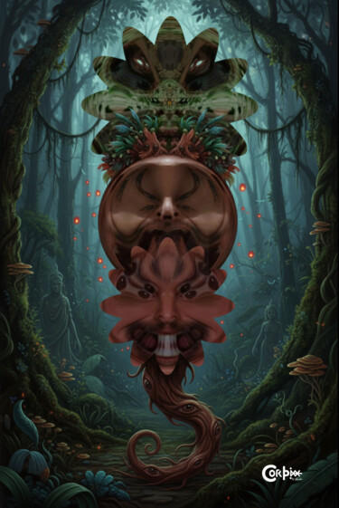 Digitale Kunst mit dem Titel "Aia1005" von Chincoã, Original-Kunstwerk, Digitale Collage