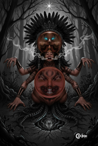 Digitale Kunst mit dem Titel "Aia1010" von Chincoã, Original-Kunstwerk, Digitale Collage