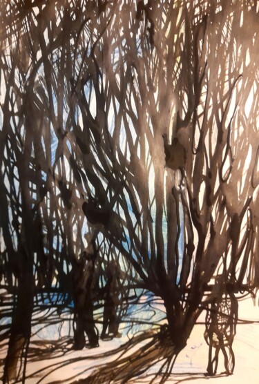 Dessin intitulée "#112" par Alexey Zhucovsky, Œuvre d'art originale, Encre