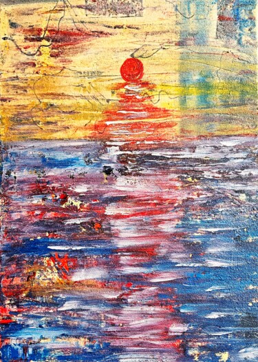 Painting titled "The world is changi…" by Brigitte Kölli, Original Artwork, Acrylic