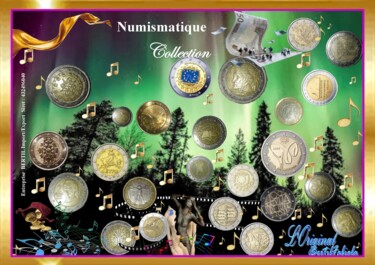 Digitale Kunst mit dem Titel "Vibration" von Marie Fabiola Bertil, Original-Kunstwerk, Digitale Fotografie Auf Karton montie…