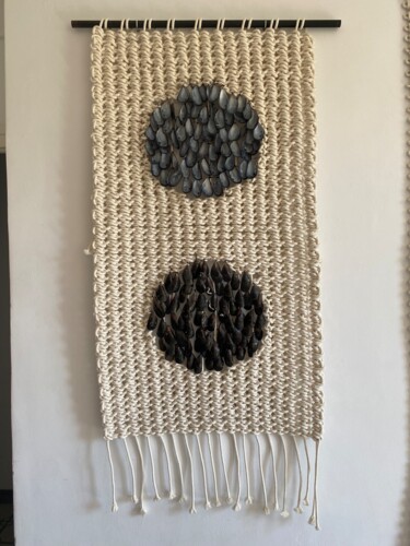 Текстильное искусство под названием "Tapiz VALVA" - Gabriela Malimbus, Подлинное произведение искусства, гобелен Установлен…