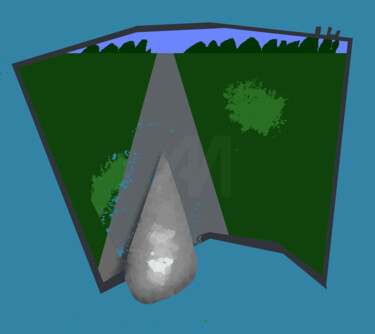 Flint Shard And Car Windscreen Second Realisation