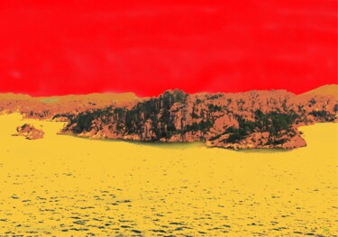 Цифровое искусство под названием "Abendrot" - Pascal Rissac, Подлинное произведение искусства, Цифровая живопись