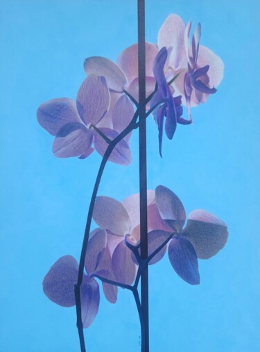 Malerei mit dem Titel "Vertical" von Mariia Alexandrova, Original-Kunstwerk, Bleistift