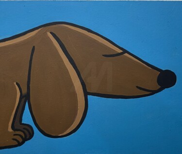 "Lucia la salchicha" başlıklı Tablo Laura Ruiz tarafından, Orijinal sanat, Akrilik