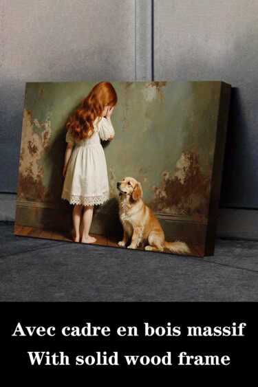 "Rustic Farmhouse Ch…" başlıklı Baskıresim 江华 梁 tarafından, Orijinal sanat, Mürekkep püskürtmeli Ahşap Sedye çerçevesi üzeri…