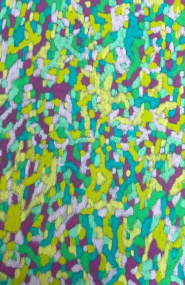 Drawing titled "Jardins Nabis" by Atelier Cléophée, Original Artwork, Pastel