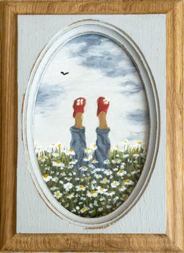 Картина под названием "Vacation" - Yana Bolbot, Подлинное произведение искусства, Пастель