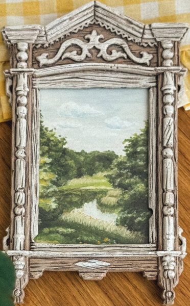 Картина под названием "Window into summer" - Yana Bolbot, Подлинное произведение искусства, Пастель