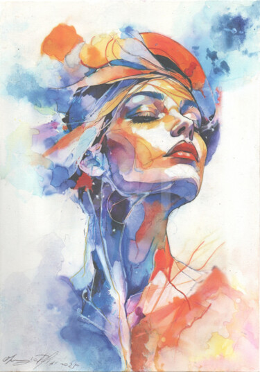 Drawing titled "Bali" by Maurizio Puglisi, Original Artwork, Ink